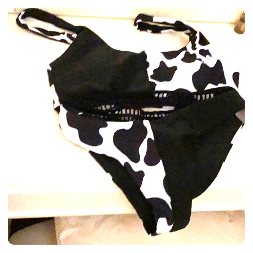 cow print bathing suit 🐮